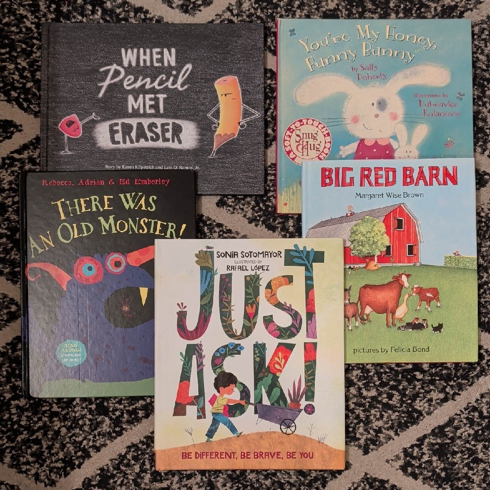 Set Of 5 Hardcover Picture Books